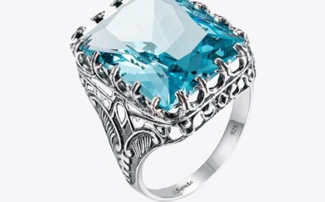 Blue Finger Ring